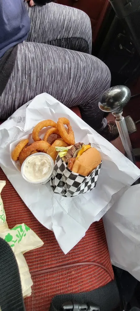 Cheeseburgers Onion Rings